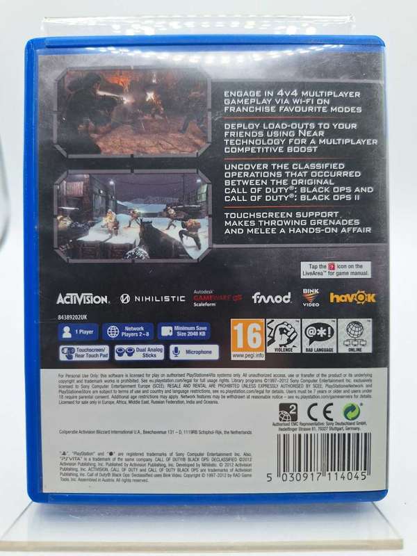 Call Of Duty: Black Ops Declassified (PS VITA)