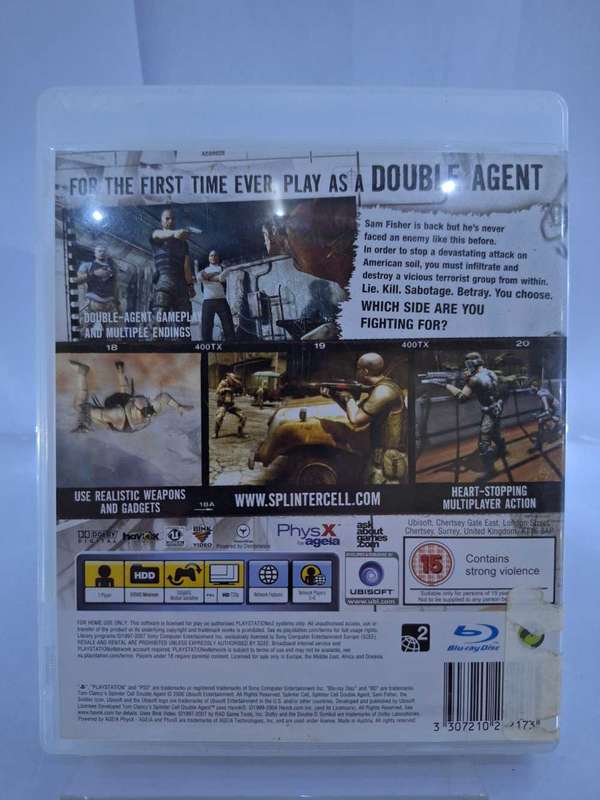 Tom Clancy's Splinter Cell: Double Agent (PS3)