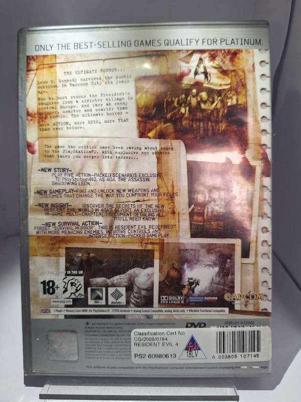 Resident Evil 4 - Platinum (PS2)