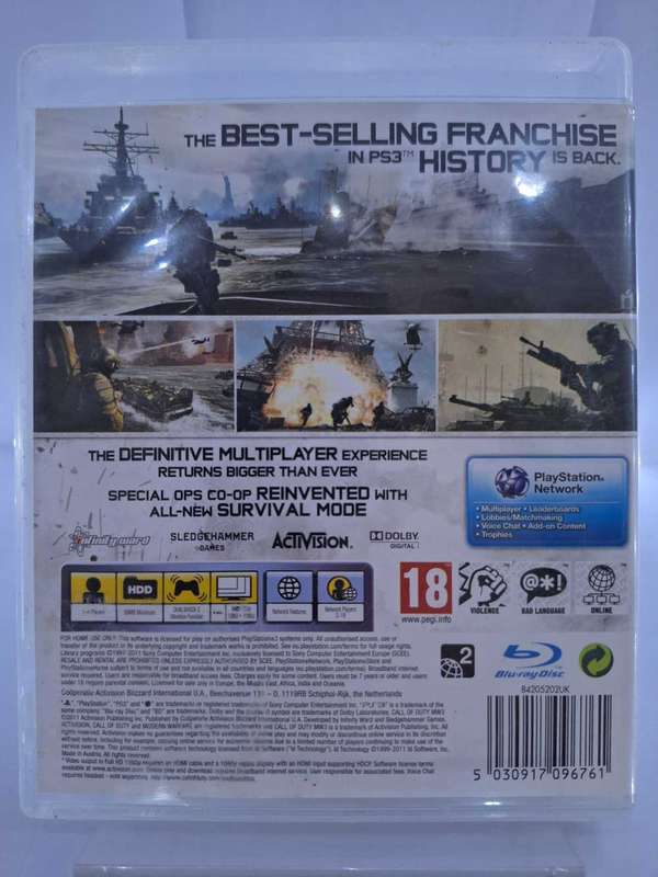Call Of Duty: Modern Warfare 3 (PS3)