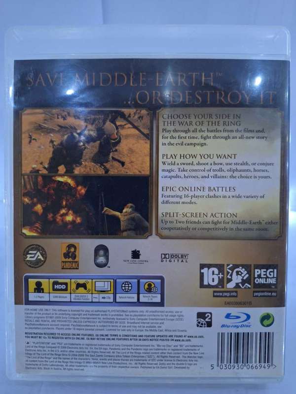 The Lord of the Rings: Conquest (PS3)