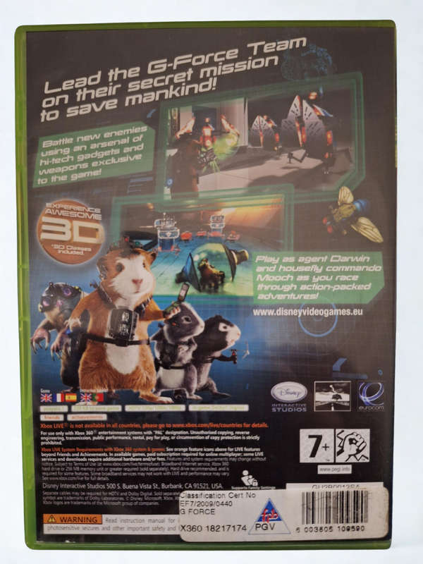 Disney: G-Force (XBOX 360)