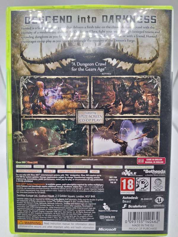 Hunted - The Demon's Forge (XBOX 360)