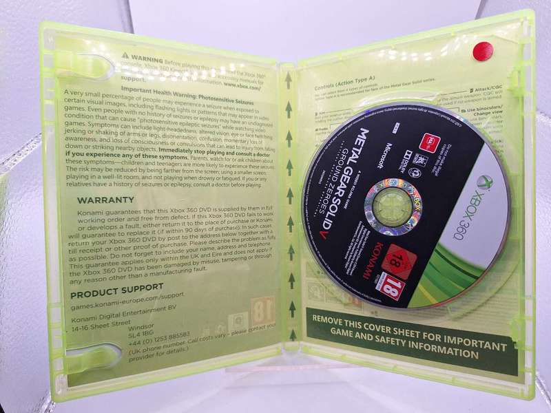 Metal Gear Solid V: Ground Zeroes (XBOX 360)