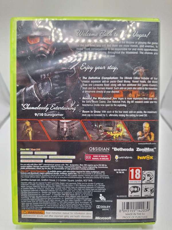 Fallout: New Vegas - Ultimate Edition (XBOX 360)