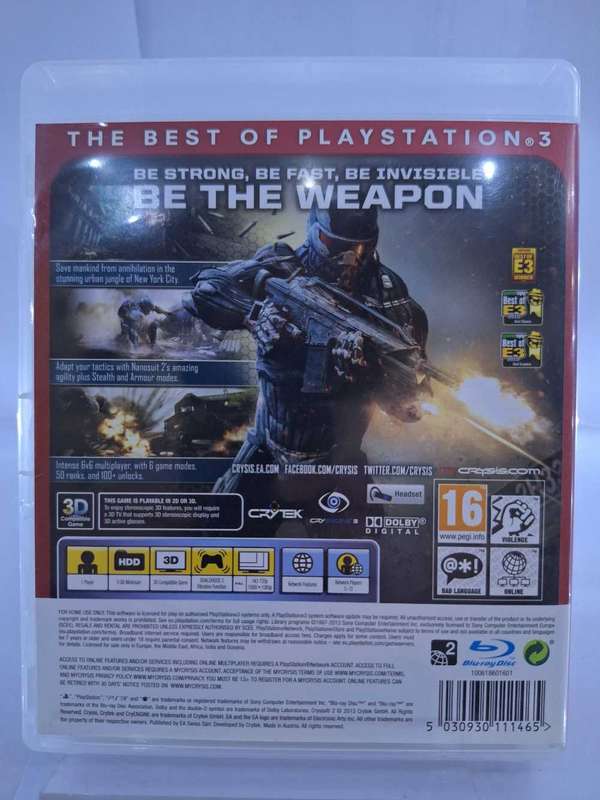 Crysis 2 - Essentials (PS3)