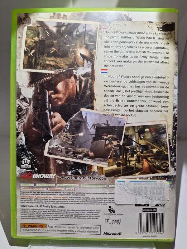 Hour of Victory (XBOX 360)