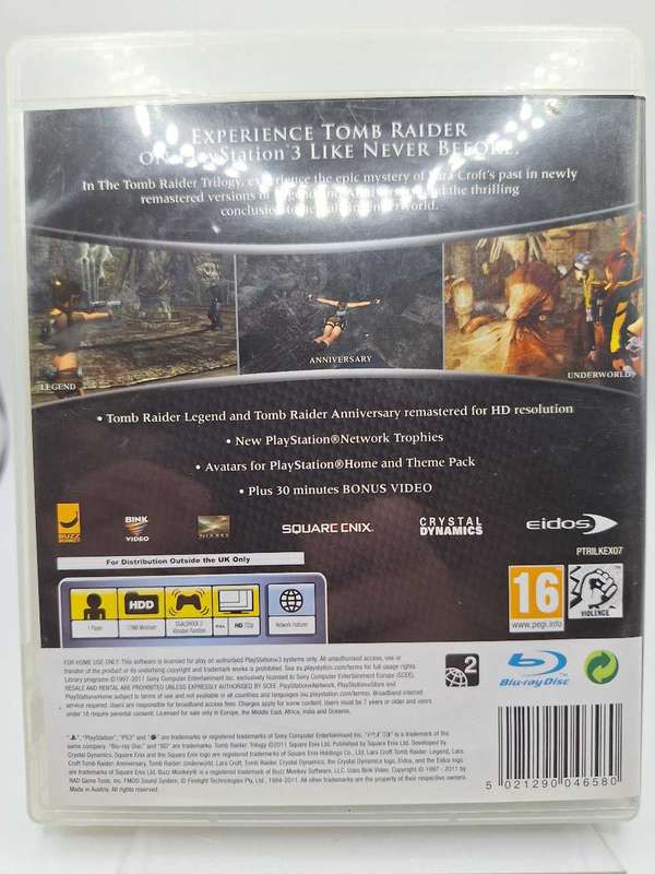 The Tomb Raider Trilogy - Classics HD (PS3)