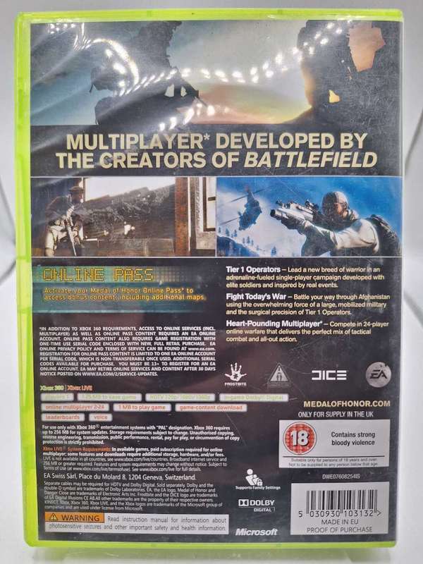 Medal Of Honor - Classics (XBOX 360)