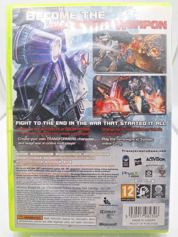 Transformers: War On Cybertron (XBOX 360)
