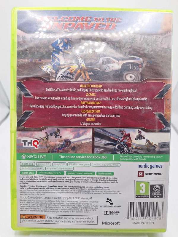 MX vs ATV - Untamed (XBOX 360)