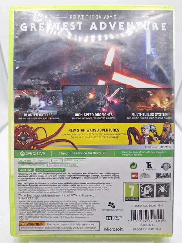 Lego: Star Wars The Force Awakens (XBOX 360)