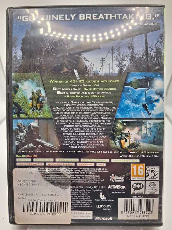 Call of Duty 4: Modern Warfare - Classics (XBOX 360)
