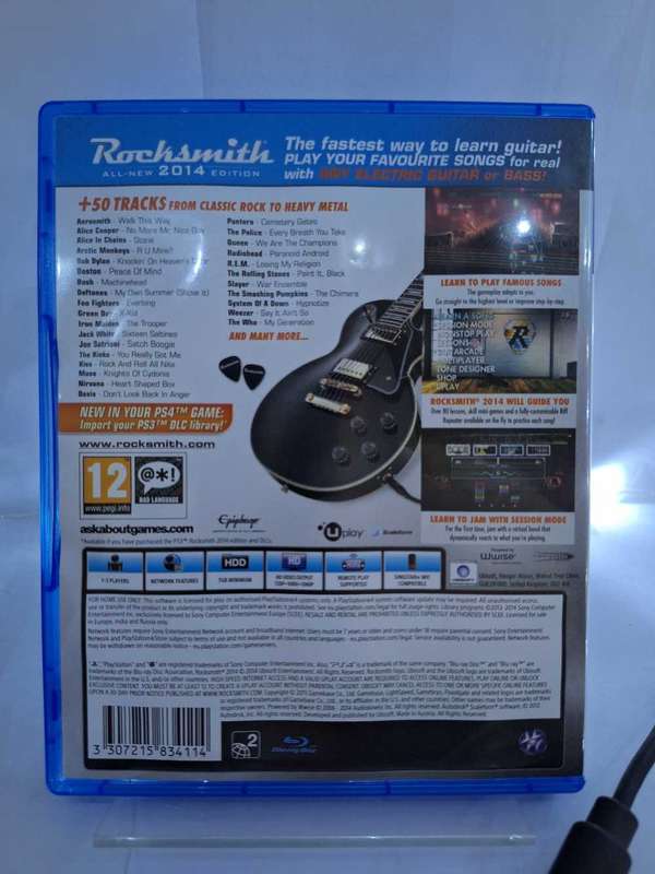 Rocksmith 2014 Edition with Real Tone Cable (PS4)
