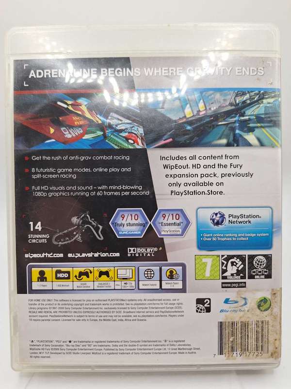 WipeOut: HD Fury (PS3)