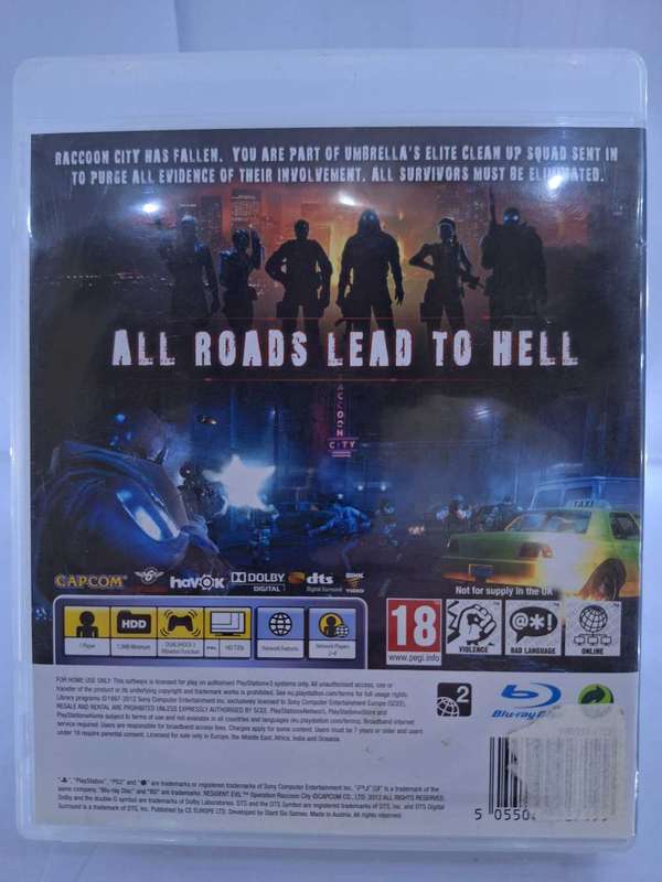 Resident Evil Operation Racoon City (PS3)