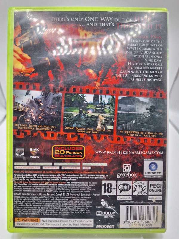 Brothers In Arms: Hell's Highway (XBOX 360)