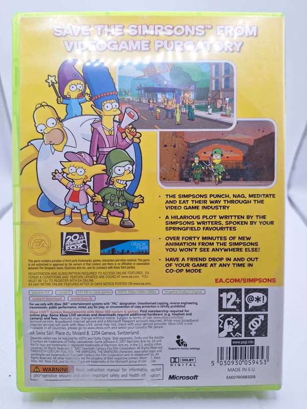 The Simpsons Game (XBOX 360)