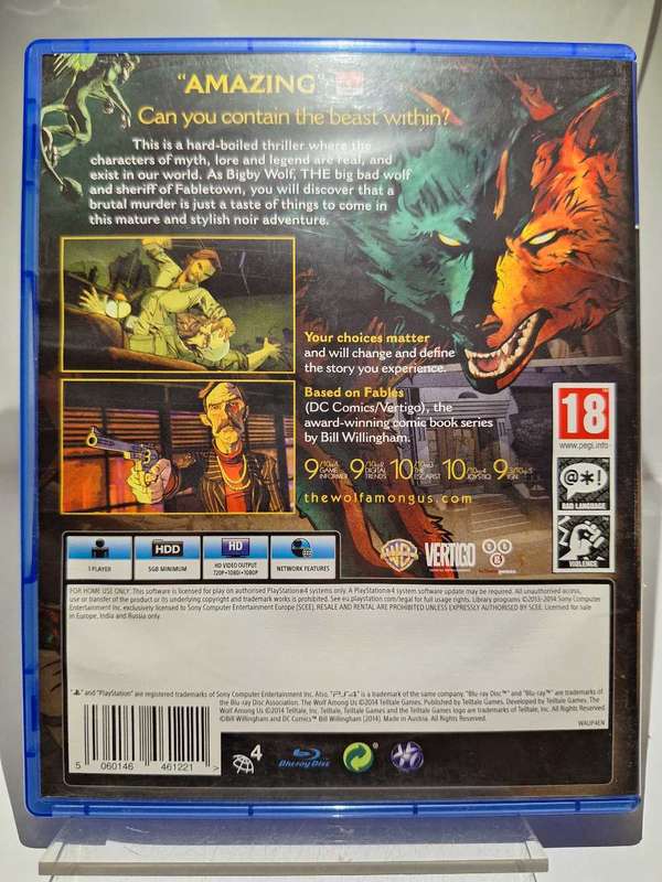 The Wolf Among Us: A Telltale Games Series (PS4)