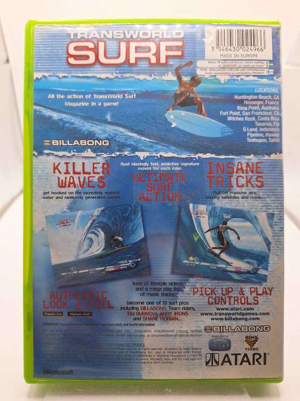 Transworld: Surf (XBOX OG)