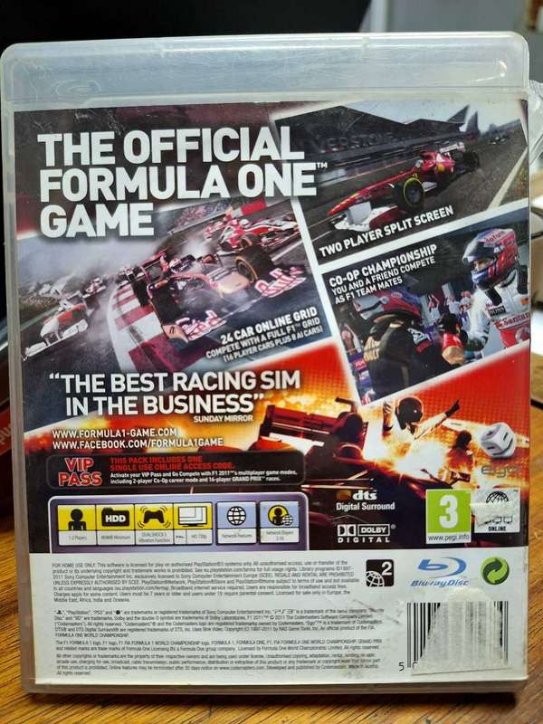 Formula 1 2011 / F1 2011 (PS3)