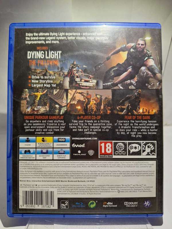 Dying Light: The Following - Enhanced Edition (PS4)
