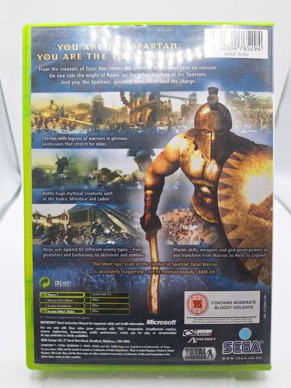 Spartan: Total Warrior (XBOX OG)