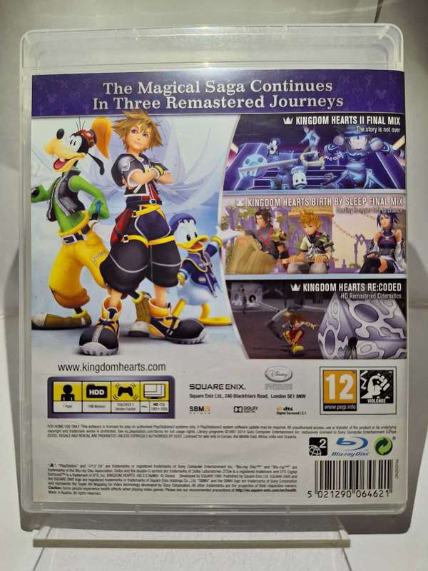 Kingdom Hearts HD 2.5 / II.5 Remix (PS3)