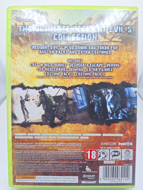 Resident Evil 5: Gold Edition (XBOX 360)