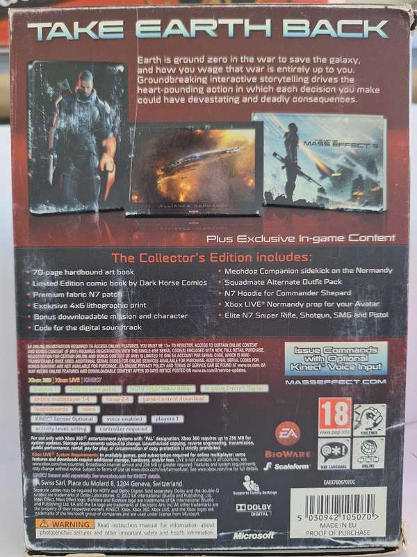 Mass Effect 3: N7 Collector's Edition (XBOX 360)