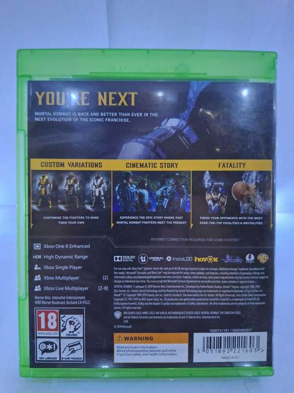 Mortal Kombat 11 (XBOX ONE)