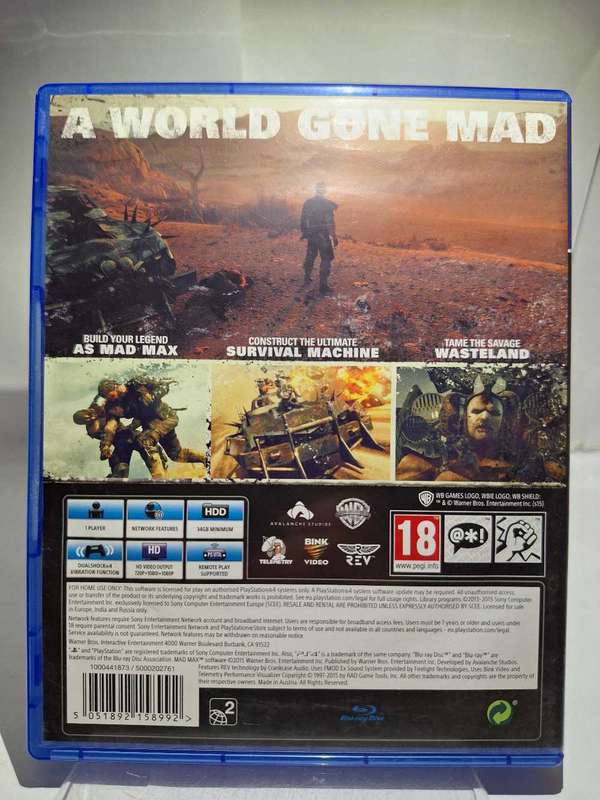 Mad Max (PS4)
