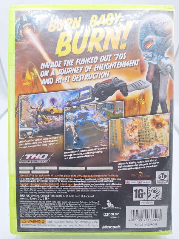 Destroy All Humans: Path of the Furon (XBOX 360)