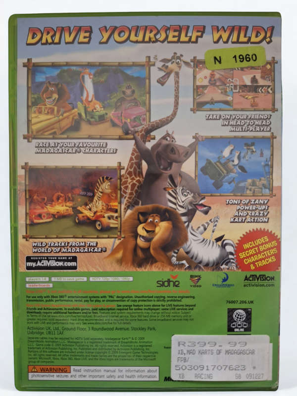 Dreamworks: Madagascar Kartz (XBOX 360)