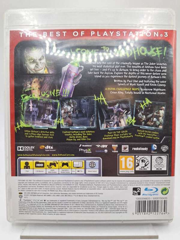 Batman Arkham Asylum: Game of the Year Edition - Essentials (PS3)
