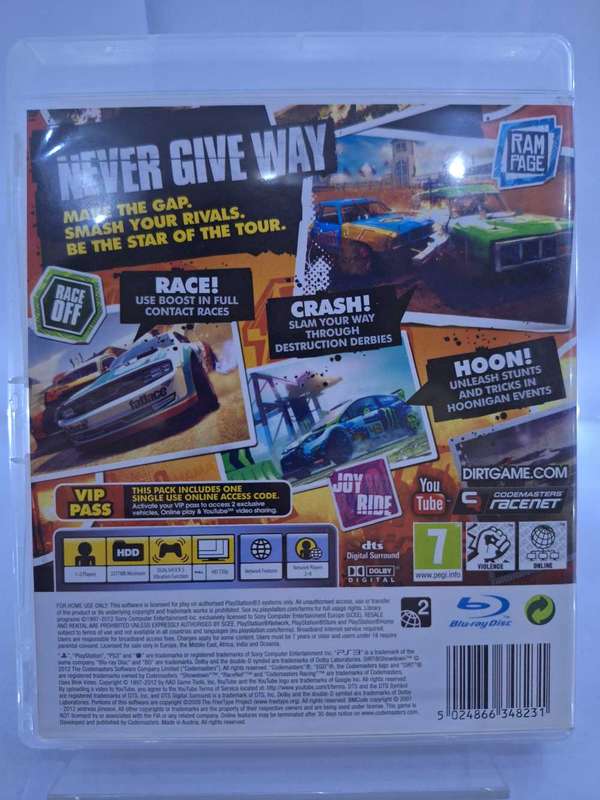 Dirt: Showdown (PS3)