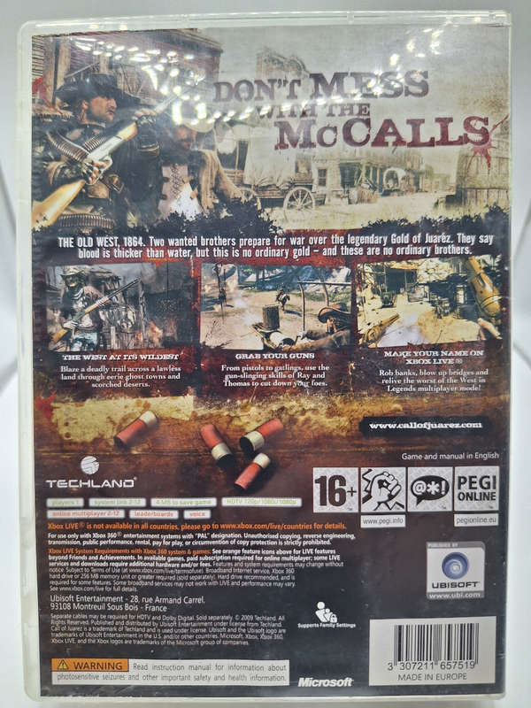 Call of Juarez: Bound in Blood (XBOX 360)