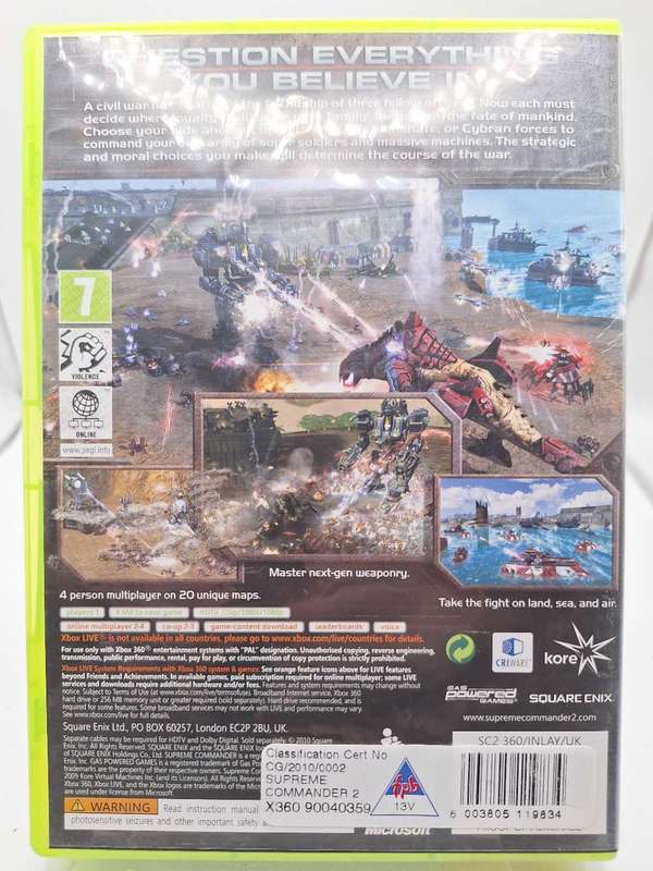 Supreme Commander 2 (XBOX 360)