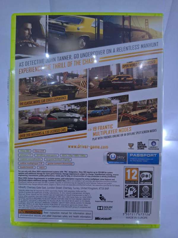 Driver: San Francisco - Classics (XBOX 360)