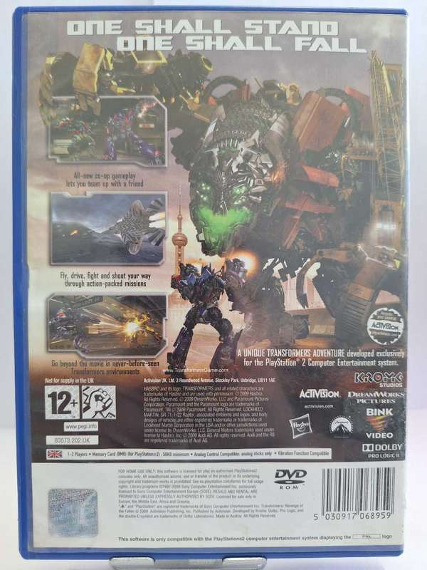 Transformers: Revenge of the Fallen (PS2)