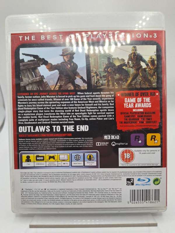 Red Dead Redemption: Game of the Year Edition - Essentials (PS3)