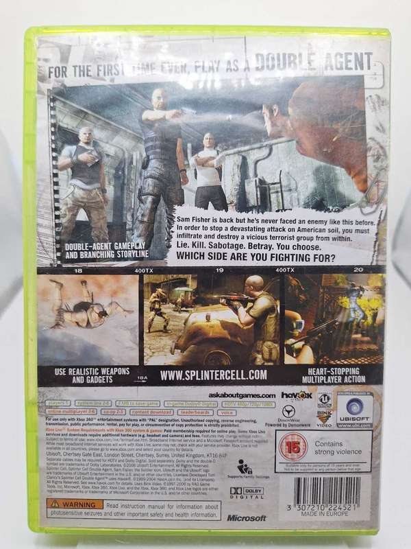Tom Clancy's: Splinter Cell - Double Agent (XBOX 360)