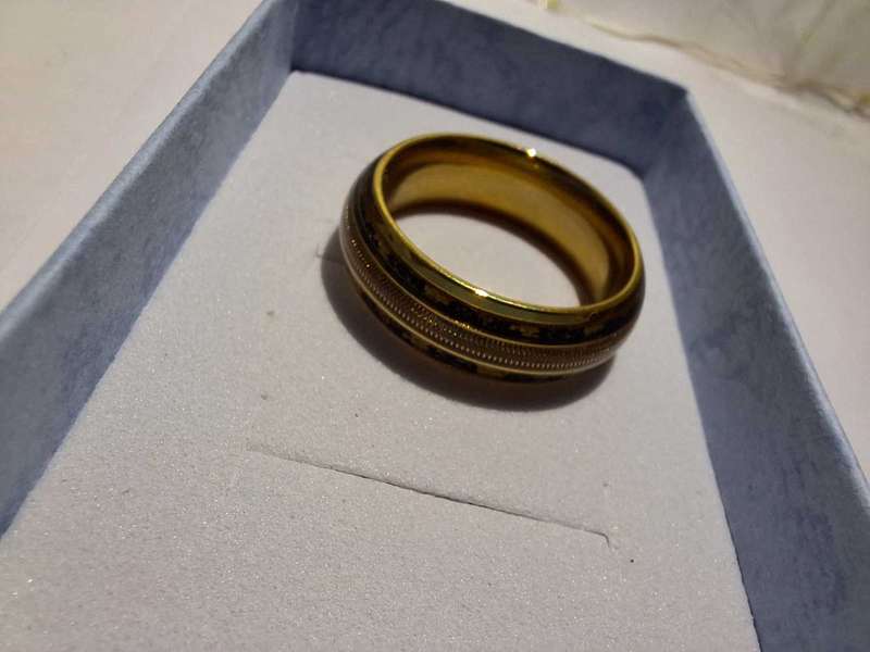 Guitar String Men's Ring.