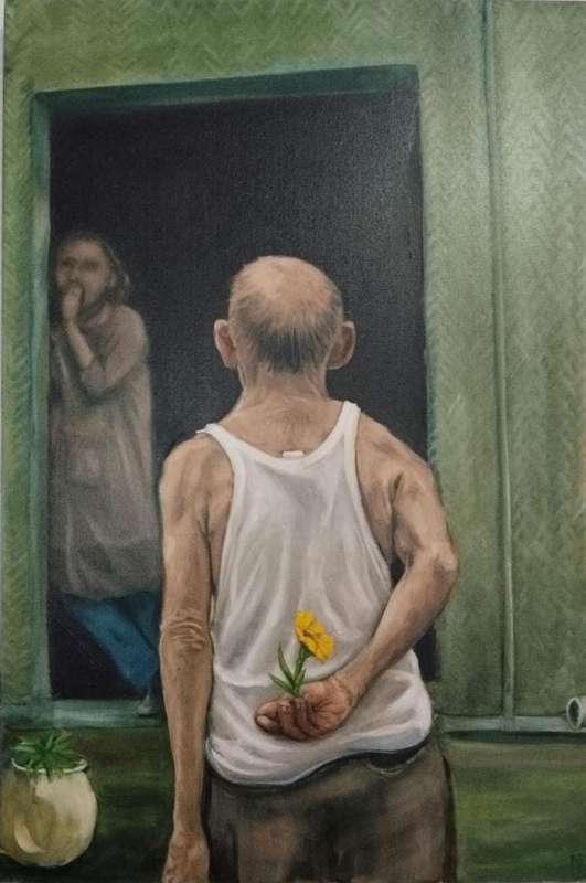 Agape' - Original Oil on Canvas