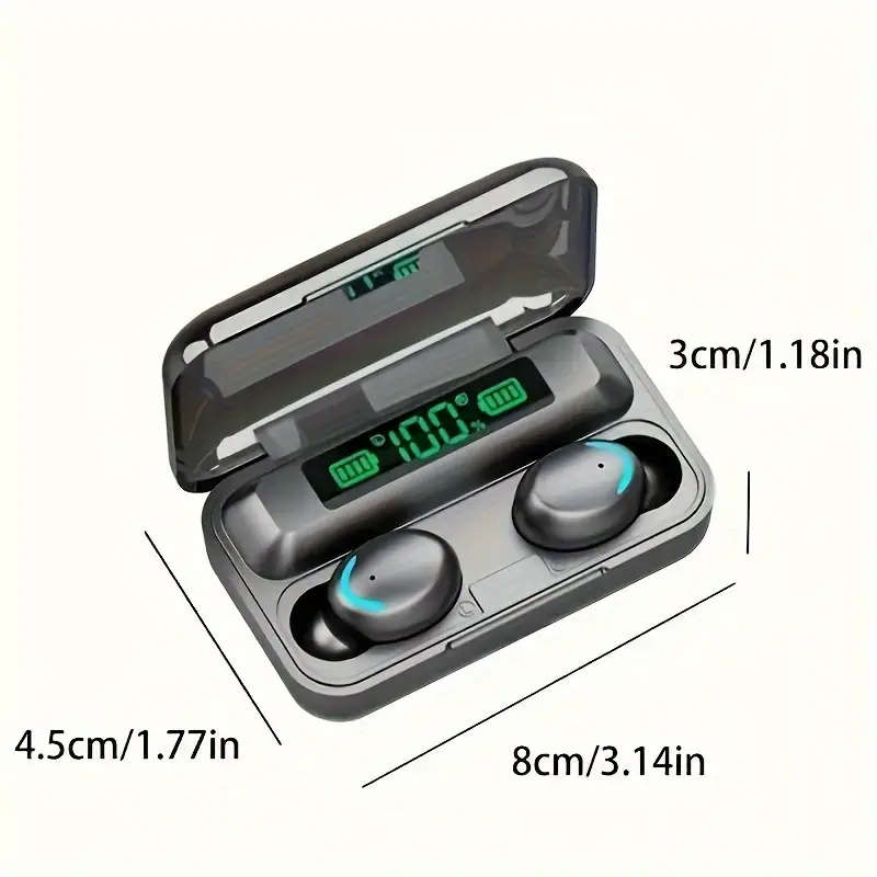 Wireless Earbuds With Power Bank. For Android, iOS, Windows & Mac OS.
