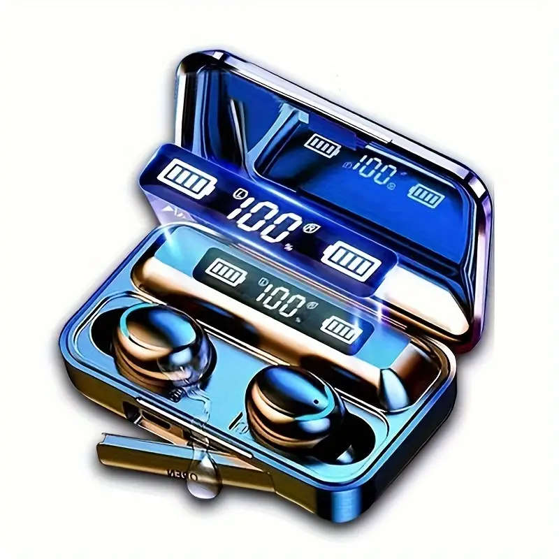 Wireless Earbuds With Power Bank. For Android, iOS, Windows & Mac OS.