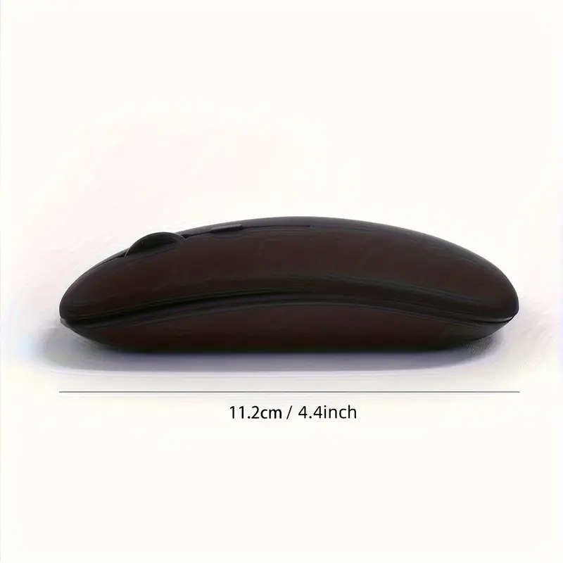 Dual Mode Silent Wireless Mouse with RGB Backlight, Adjustable DPI for Gaming & Office - Cordless
