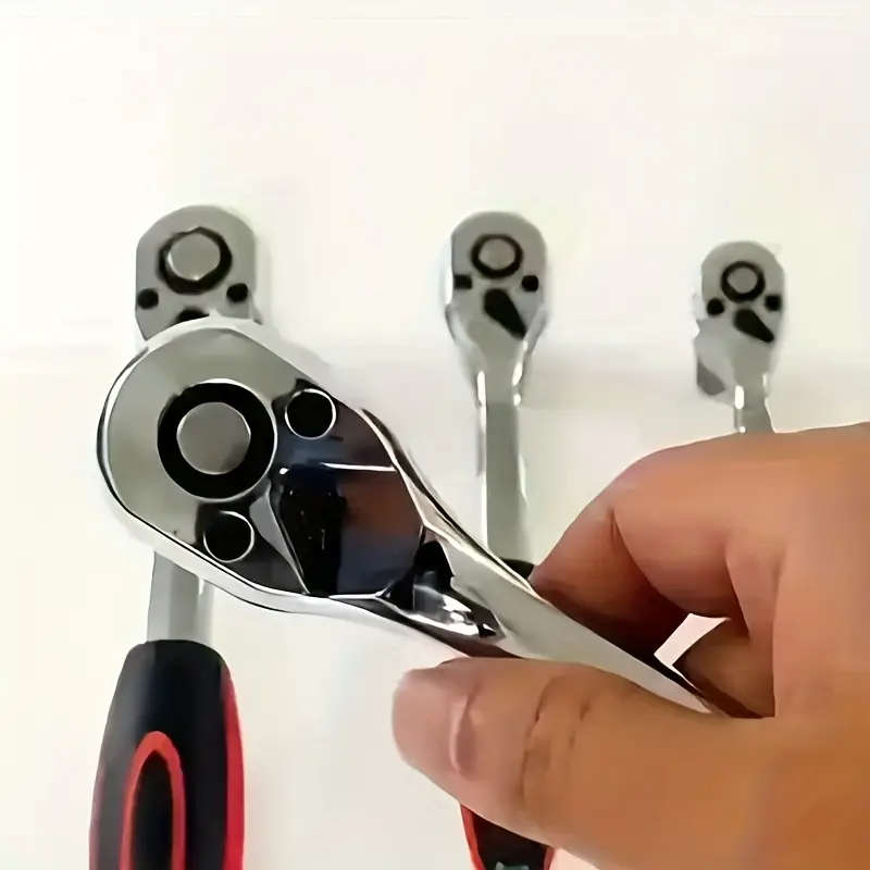 12 pcs wrench set, steel mechanical tool, 1/4 inch drive, two-way manual hand tool combination