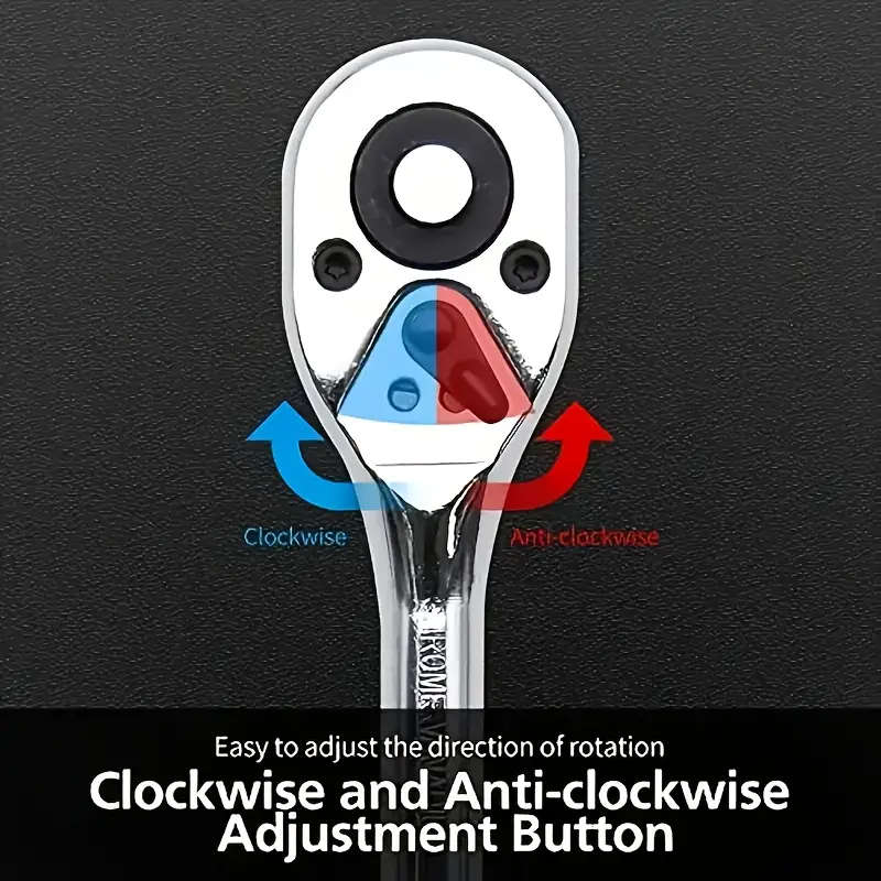12 pcs wrench set, steel mechanical tool, 1/4 inch drive, two-way manual hand tool combination