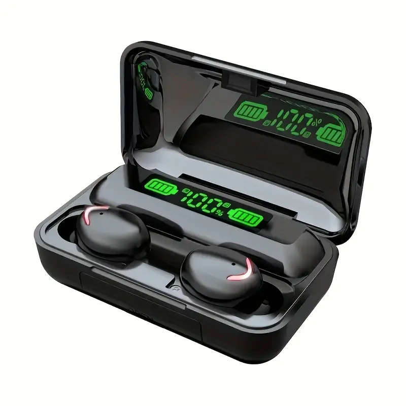 Wireless Earbuds With Power Bank. For Android, iOS, Windows & Mac OS.